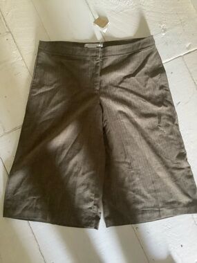 To the max wide leg Bermuda shorts size 6 new linen dressy bcbg